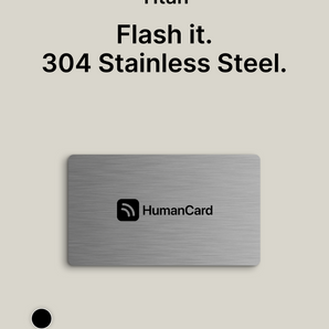 HumanCard Titan - Metal Smart Business Card